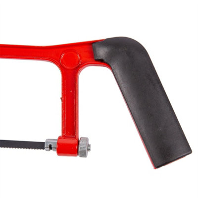 Blackspur - Junior Aluminium Hacksaw with Mitre Box - 15cm - Red