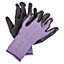 Blackspur - Ladies PVC-Coated Work Gloves - M - Purple