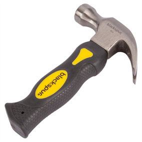 Blackspur - Magnetic Stubby Claw Hammer - 8oz - Yellow