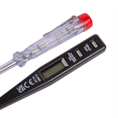 Blackspur - Mains Tester & Circuit Tester Set - Black - 2pc
