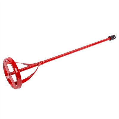 Blackspur - Metal Paint Mixer - 8cm x 40cm x 6.8mm - Red