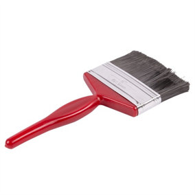 Blackspur - Plastic DIY Paint Brush - 10cm - Red