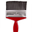 Blackspur - Plastic DIY Paint Brush - 10cm - Red