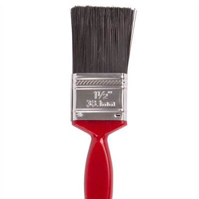 Blackspur - Plastic DIY Paint Brush - 4cm - Red