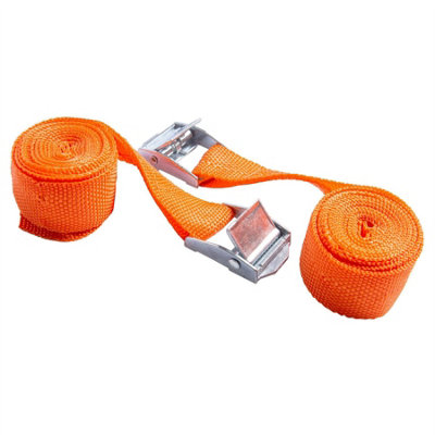 Blackspur - Ratchet Straps - 2m - Orange - Pack of 2