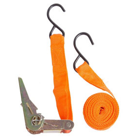 Blackspur - Ratchet Tie Down Straps - 450cm - Orange