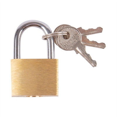 Blackspur Solid Brass Padlock - 2cm