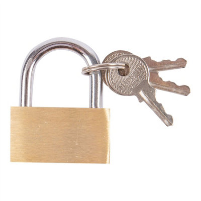 Blackspur Solid Brass Padlock - 3cm