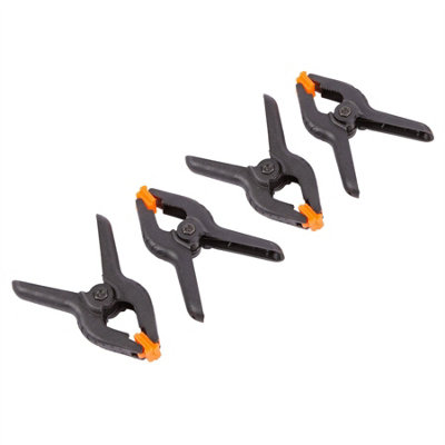 Blackspur - Spring Clamps - 89mm - Black - Pack of 4