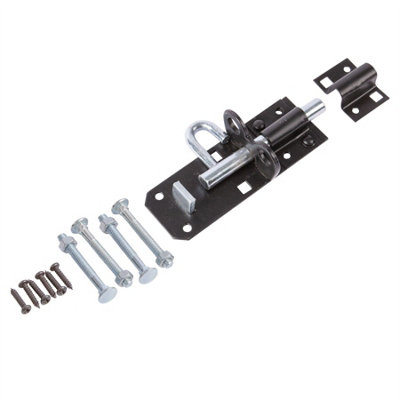 Blackspur - Steel Brenton Gate Bolt - 100mm - Black