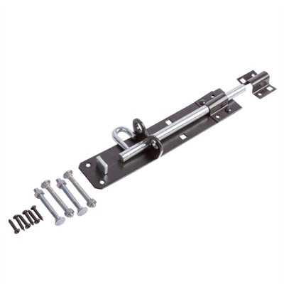 Blackspur Steel Brenton Gate Bolt - 203mm - Black