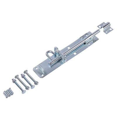 Blackspur Steel Brenton Gate Bolt - 203mm - Silver