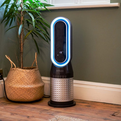 Bladeless Heating and Cooling Fan with LED Display DIY at B&Q