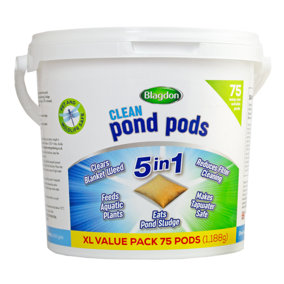 Blagdon Clear Pond Pods 75 Blanket Weed Plant Sludge Remover Water Conditioner