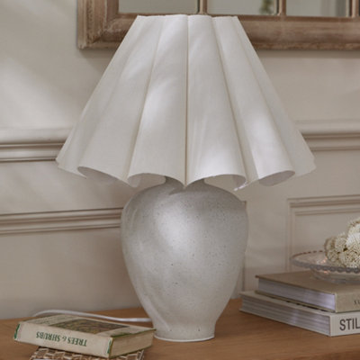 Blanche Contemporary Style Ceramic Bedside Night Lights Table Lamp