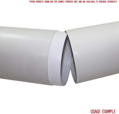 Blauberg Round Circular Plastic Ventilation Duct Pipe Joining Coupler - 150mm 6" Dia