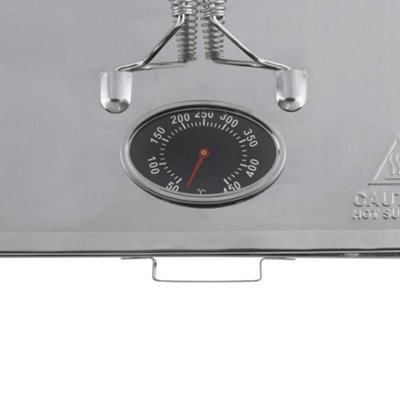 BLAZE BOX BBQ Pizza Oven with Temperature Gauge for Outdoor Garden Barbecues & Gas Grills (Pizza Oven with Paddle) - 5