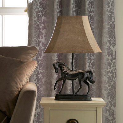 Grey 2024 suede lampshade