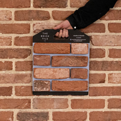 Blend 3 Brick Slip Sample Panel - The Reclaimed Collection - The Brick Tile Company