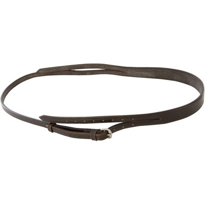 Blenheim Rullo In Pelle Per Labbro Di Cavallo, Colore Havana O Nero, Per Mantenere La Catena In Posizione