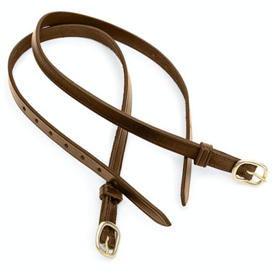 Blenheim Leather Spur Straps (Pack of 2) Havana (36cm) Price Comparisons | Compare The Build