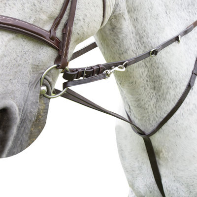 Blenheim Market Harborough Leather Horse Reins Havana (Full) DIY at B&Q