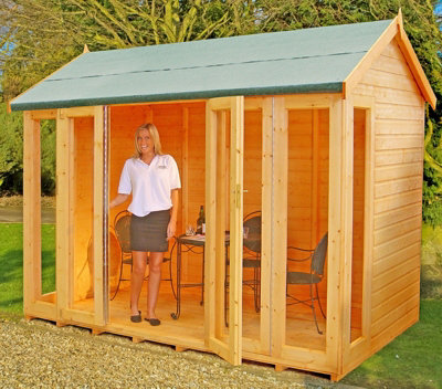 Blenheim Shiplap Summerhouse Garden Sun Room Approx 10 x 8 Feet - 4
