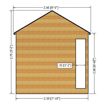 Blenheim Shiplap Summerhouse Garden Sun Room Approx 10 x 8 Feet - 6