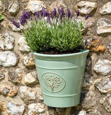 Blenheim Wall Pot Outdoor Planter - Green