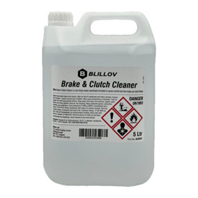 Blillov Brake & Clutch Cleaner 5L Removes Oil  Grease Dust Pats Degreaser