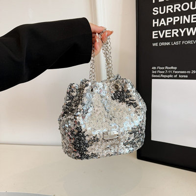 Elegant Ladies Luxury Boxed Sparkly Silver Crystal Diamante Handbag Hanger/ Hook - Faux Pearl & Diamante Flowers