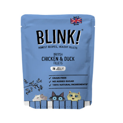 Blink Roasted Chicken & Tender Duck Cat Food Pouch 85g x 12 Price Comparisons | Compare The Build