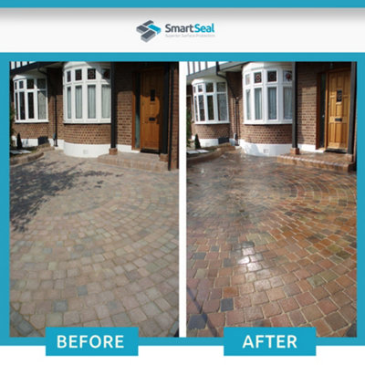 Block Paving Sealer, (Smartseal), Premium Silk Finish, Strong Sand ...