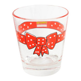 Blond Amsterdam Red Bow Design Glass