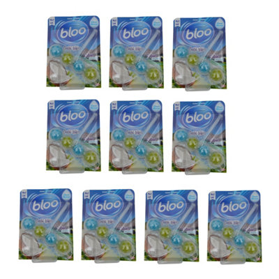 Bloo Cuban Coconut Clear Water Rim Blocks 50g Box of 10 (No1 in the UK)