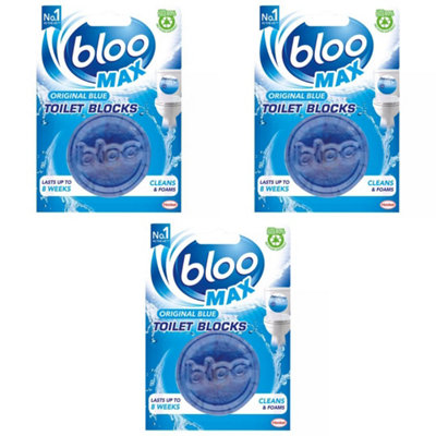 Bloo In-Cistern Max Blue Block by Bloo (Pack of 3)