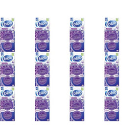 Bloo In Cistern Toilet Twin Blocks, Violet Lavender 76g (Pack of 12)