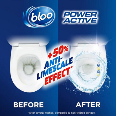 Bloo Power Active Toilet Lemon Rim Block, 50g