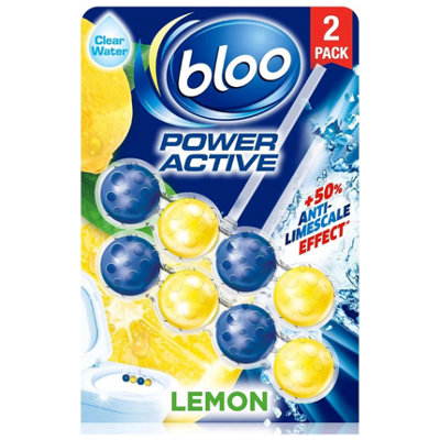 Bloo Power Active Toilet Rim Block Lemon 100g