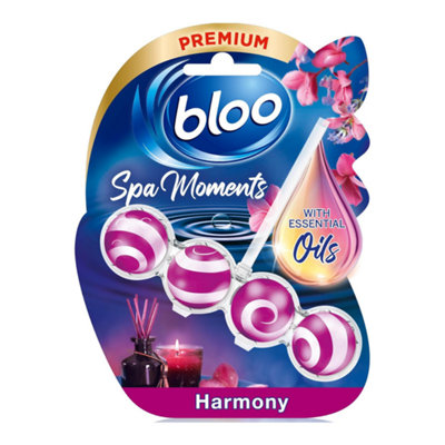 Bloo Toilet Rim Block Harmony Spa Essential Oils 50gm