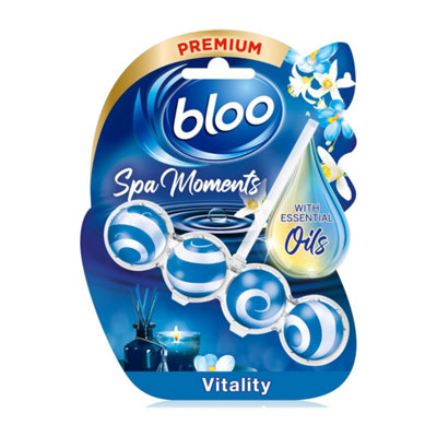 Bloo Toilet Rim Block Spa Moments Vitality Essential Oil 50GM