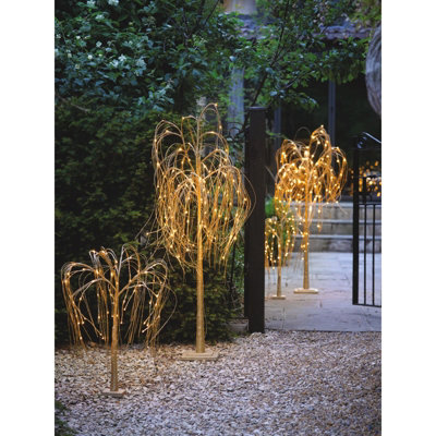 Solar powered weeping willow tree on sale