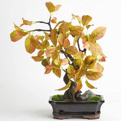 Bloom Artificial Crab Apple Bonsai Tree Japanese Oriental Style
