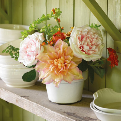 Realistic silk deals flower arrangements