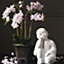 Bloom Artificial Madame Butterfly Orchid - Faux Fake Realistic Pink Houseplant, Floral Home Decoration, Pot Included