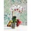 Bloom Artificial Single Braveheart Orchid in Vase - H27cm