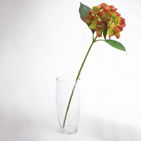 Bloom Artificial Single Green Hydrangea Stem 60cm - Faux Fake Realistic Flower Indoor Home Decoration, Vase Not Included