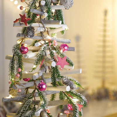 Bloom Coastal Driftwood LED Christmas Tree - Festive Xmas