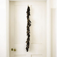 Bloom Real Feather Boa Garland - Indoor Home Mantelpiece, Door Frame, Bannister, Table Decoration - Measures L100cm