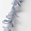 Bloom Soft Blue Real Feather Garland - Indoor Home Mantelpiece, Door Frame, Bannister, Table Decoration - Measures L150cm